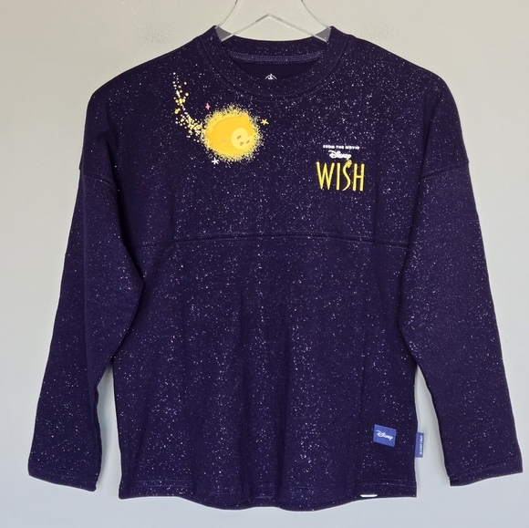 NWT 2023 Disney Parks Wish Movie Spirit Jersey I'm A Star Kids Purple Large - Picture 3 of 13
